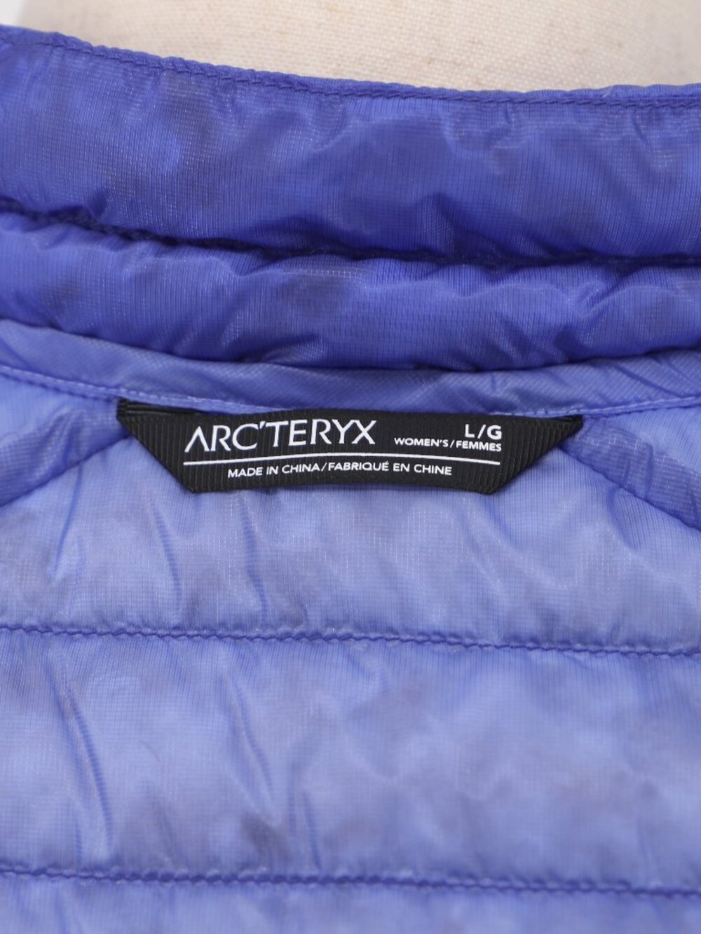 NWOT ARC'TERYX Women's Cerium SL Down Vest in Purple Blue Size L - Picture 6 of 9